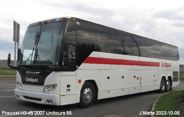 BUS/AUTOBUS: Prevost H3-45 2007 T.V.Q.