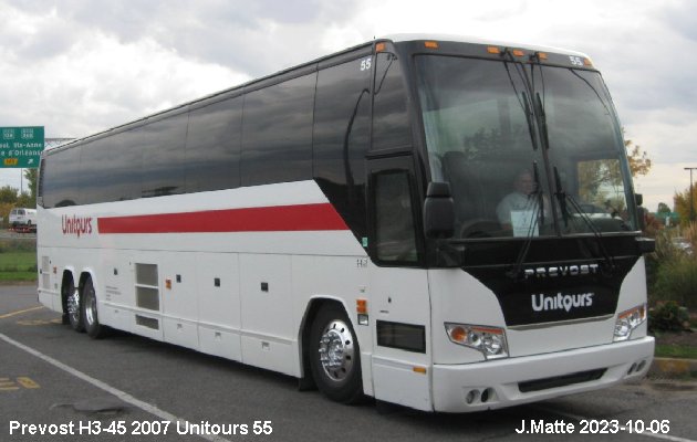 BUS/AUTOBUS: Prevost H3-45 2007 T.V.Q.