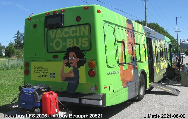 BUS/AUTOBUS: Novabus LFS 2006 Autobus Beaupré