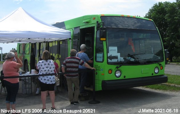 BUS/AUTOBUS: Novabus LFS 2006 Autobus Beaupré