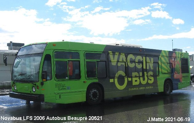 BUS/AUTOBUS: Novabus LFS 2006 Autobus Beaupré