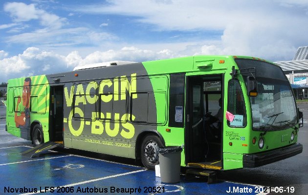 BUS/AUTOBUS: Novabus LFS 2006 Autobus Beaupré