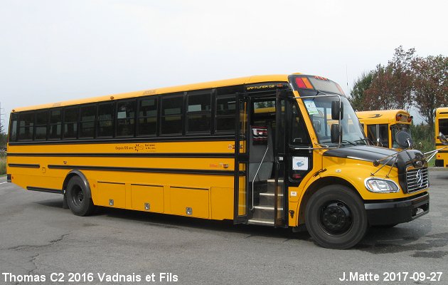 BUS/AUTOBUS: Thomas C2 2016 Vadnais