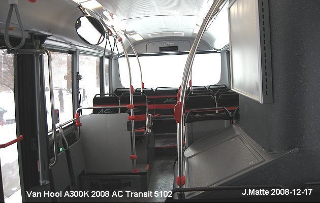 BUS/AUTOBUS: Van Hool A300K 2008 AC Transit