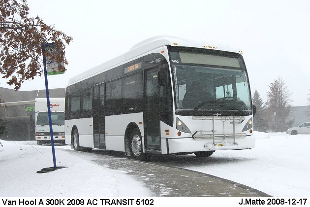 BUS/AUTOBUS: Van Hool A 300K 2008 AC Transit