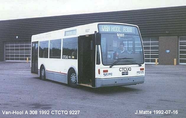 BUS/AUTOBUS: Van Hool A308 1992 Van-Hool/CTCUQ