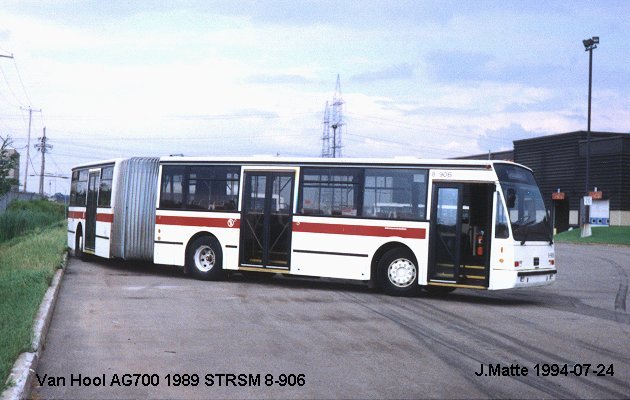 BUS/AUTOBUS: Van Hool AG700 1989 STRSM