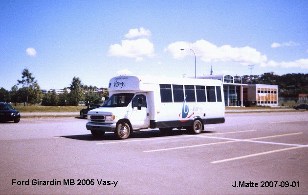 BUS/AUTOBUS: Girardin M.B. 2006 T.A. Riv.du Loup