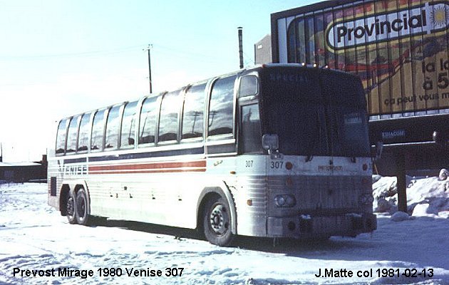 BUS/AUTOBUS: Prevost Le Mirage 1980 Venise