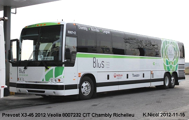 BUS/AUTOBUS: Prevost X3-45 2012 Veolia-Transdev
