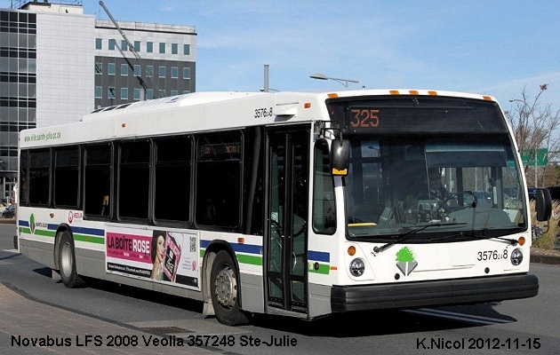 BUS/AUTOBUS: Novabus LFS 2008 Veolia-Transdev