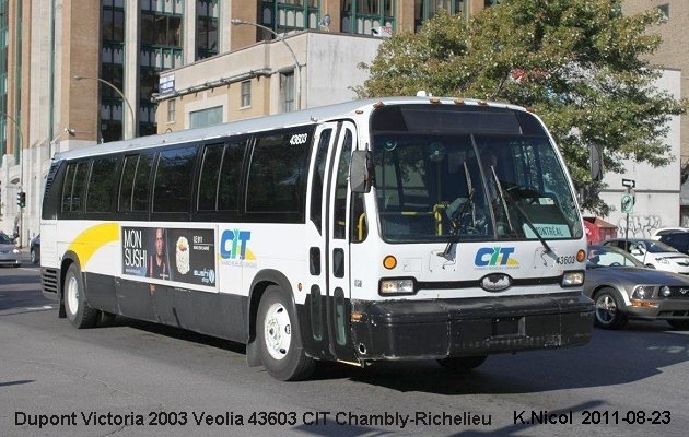 BUS/AUTOBUS: Dupont Industries Victoria 2003 Veolia