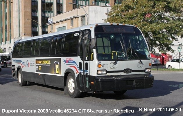 BUS/AUTOBUS: Dupont Industries Victoria 2003 Veolia