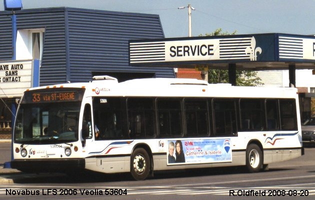 BUS/AUTOBUS: Novabus LFS 2006 Veolia