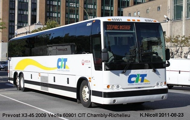 BUS/AUTOBUS: Prevost X3-45 2009 Veolia