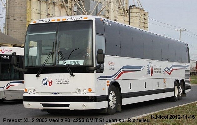 BUS/AUTOBUS: Prevost XL-2 2002 Veolia-Transdev
