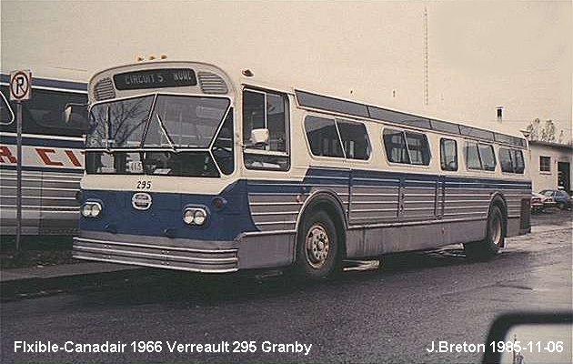 BUS/AUTOBUS: Canadair (Flxible) New Look 1966 Verreault