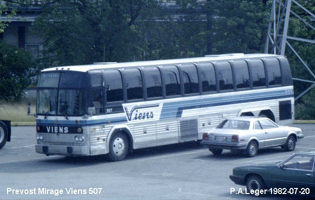 BUS/AUTOBUS: Prevost Mirage 1981 Viens