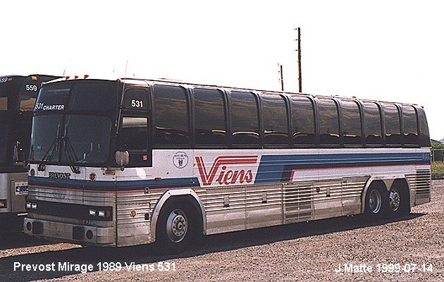 BUS/AUTOBUS: Prevost Mirage 1989 Viens