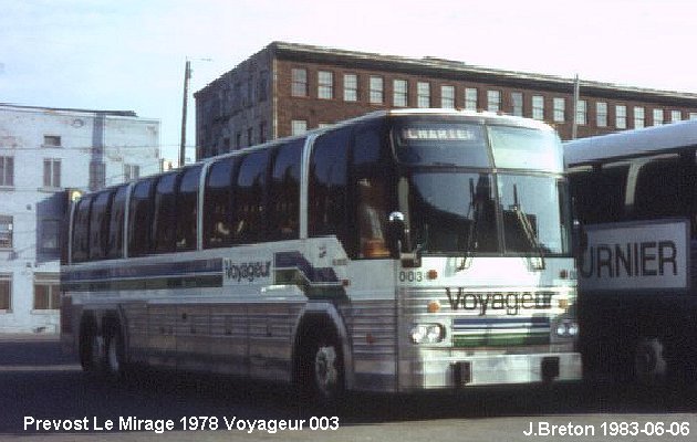 BUS/AUTOBUS: Prevost Le Mirage 1978 Voyageur