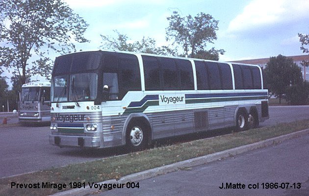 BUS/AUTOBUS: Prevost Le Mirage 1981 Voyageur