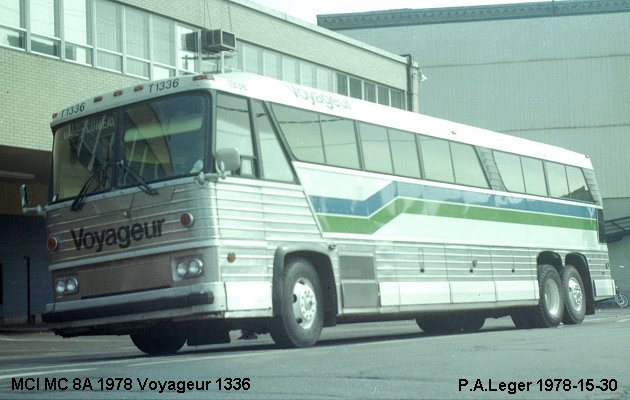 BUS/AUTOBUS: MCI MC8 A 1978 Voyageur