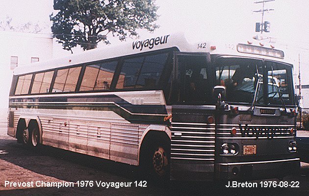 BUS/AUTOBUS: Prevost Champion 1976 Voyageur