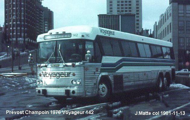 BUS/AUTOBUS: Prevost Champion 1976 Voyageur