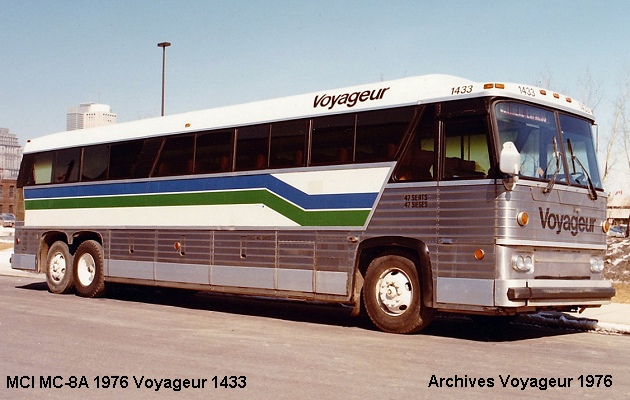 BUS/AUTOBUS: MCI MC8 A 1976 Voyageur