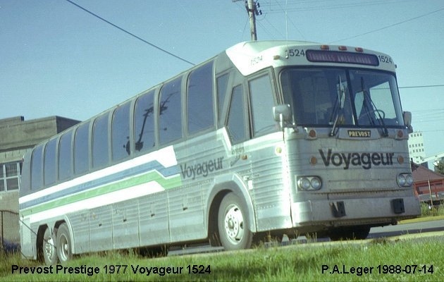 BUS/AUTOBUS: Prevost Prestige 1977 Voyageur