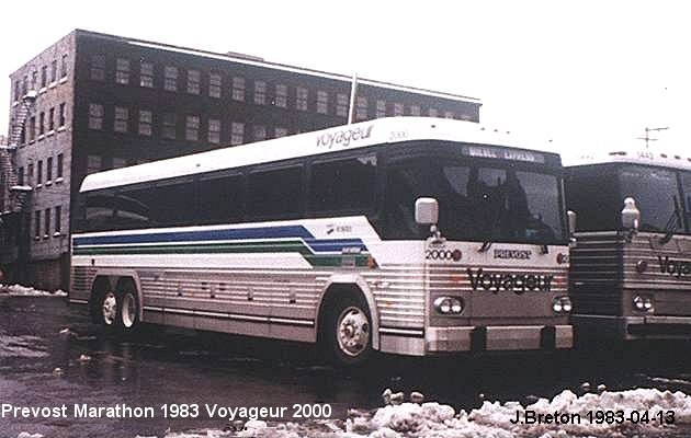 BUS/AUTOBUS: Prevost Marathon 1983 Voyageur