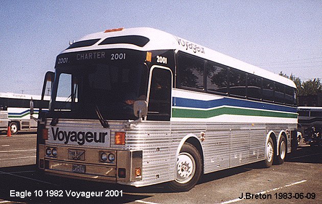 BUS/AUTOBUS: Eagle 10 1982 Voyageur