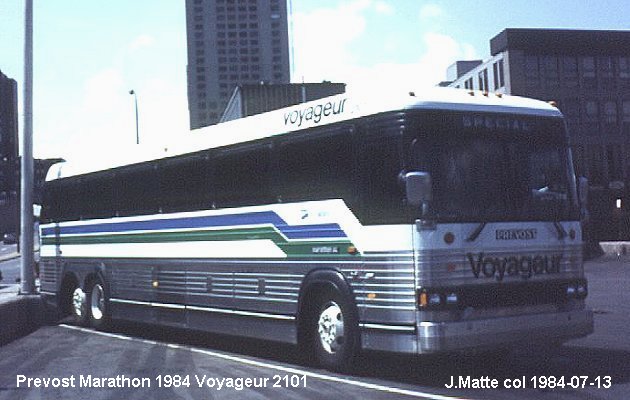 BUS/AUTOBUS: Prevost Marathon 1984 Voyageur