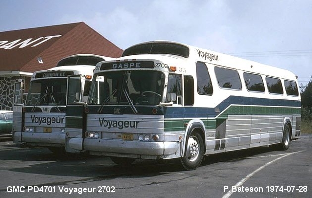 BUS/AUTOBUS: GMC PD4701 1974 Voyageur