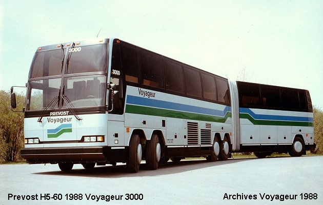 BUS/AUTOBUS: Prevost H5-60 1988 Voyageur