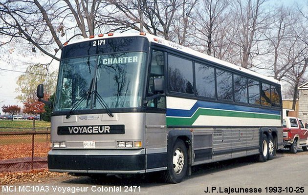 BUS/AUTOBUS: MCI MC10A3 1990 Voyageur Colonial