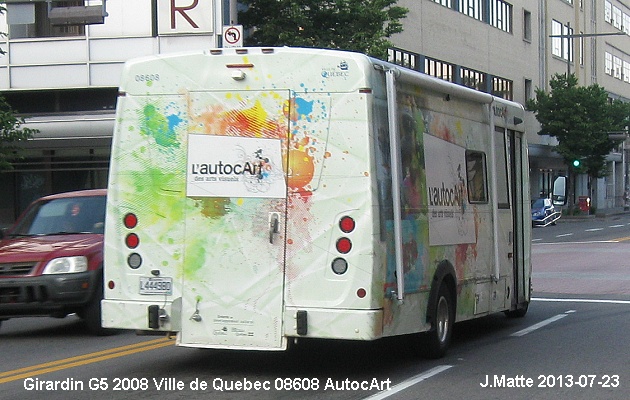 BUS/AUTOBUS: Girardin G5 2008 Ville de Quebec