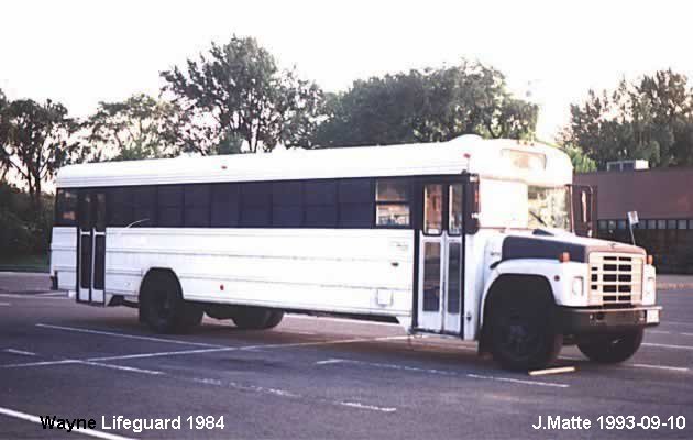 BUS/AUTOBUS: Wayne Lifeguard 1984 Prive