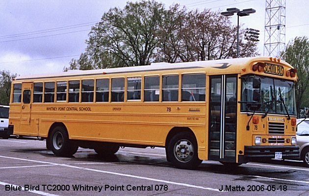 BUS/AUTOBUS: Blue Bird TC 2000 2000 Whitney