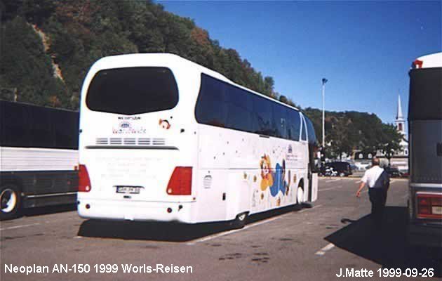 BUS/AUTOBUS: Neoplan AN-150 1999 World Reisen