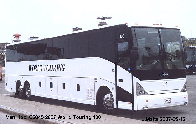 BUS/AUTOBUS: Van Hool C2045 2007 World Touring