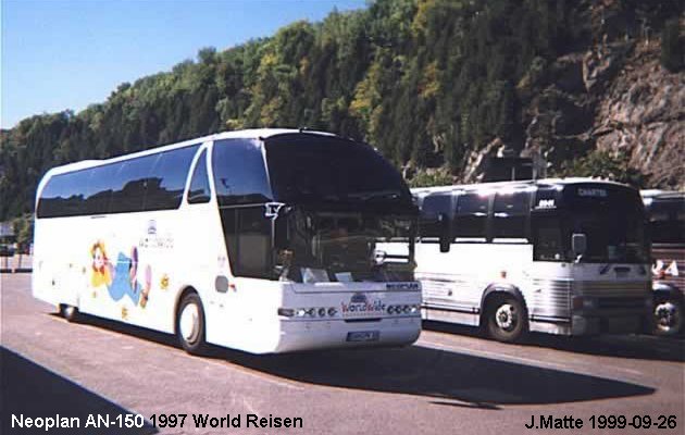 BUS/AUTOBUS: Neoplan AN-150 1999 World Reisen