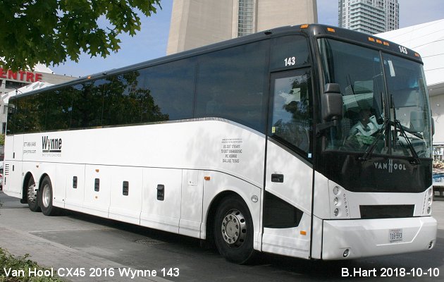 BUS/AUTOBUS: Van Hool CX45 2016 Wynne
