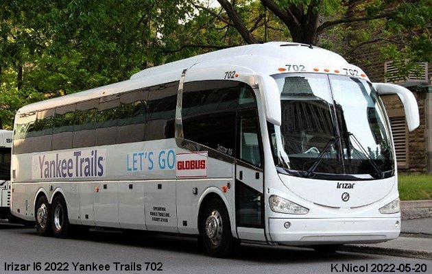 BUS/AUTOBUS: Irizar I6 2022 Yankee Trails