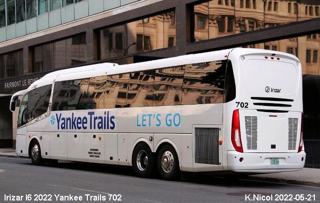 BUS/AUTOBUS: Irizar I6 2022 Yankee Trails