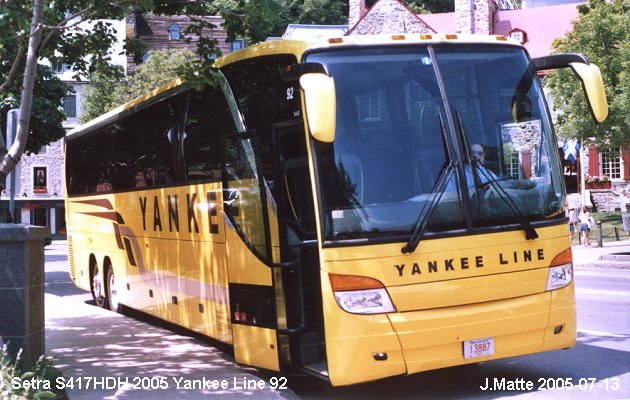 BUS/AUTOBUS: Setra S417HDH 2005 Yankee Line