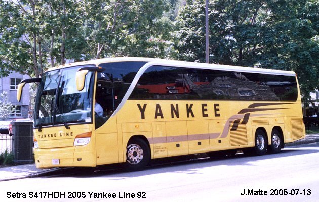 BUS/AUTOBUS: Setra S417HDH 2005 Yankee Line