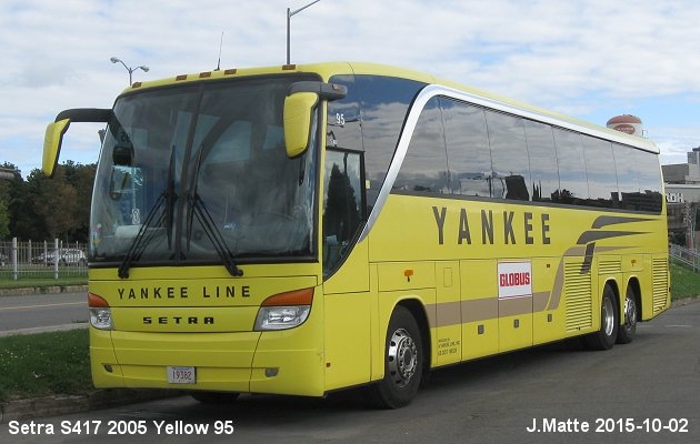 BUS/AUTOBUS: Setra S417 2005 Yellow