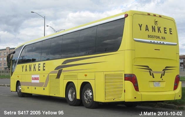 BUS/AUTOBUS: Setra S417 2005 Yellow