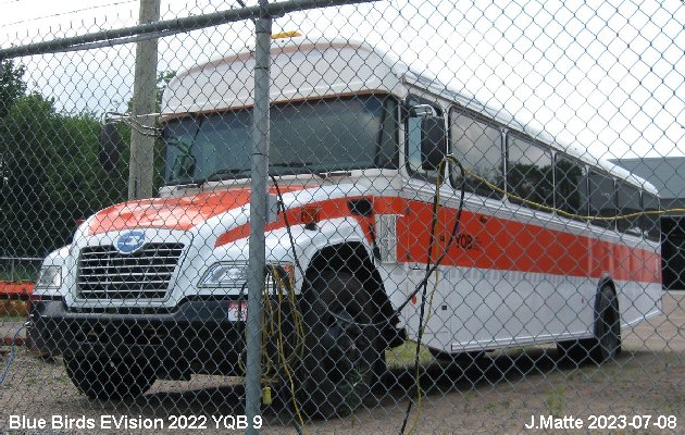 BUS/AUTOBUS: Blue Bird eVision 2022 Aéroport Jean Lessage